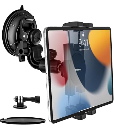 Accessori Auto Tablet Supporto Tablet Auto Con Ventosa Extra-Forte - Compatibile Con IPad E Tablet 4-13 Pollici Porta Tablet Camion - 7