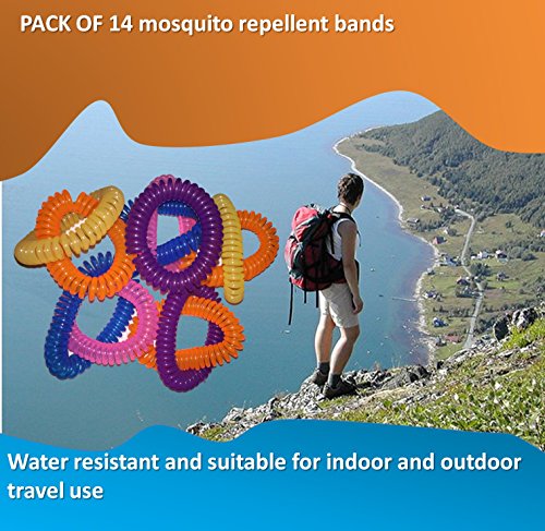 Spezielle bieten Mückenschutz Armbänder 14 Stück bis zu 300 hours-botanical Essenzen – All Natural, Deet Kostenlose und wasserdicht Bands für Erwachsene und Kinder - 7