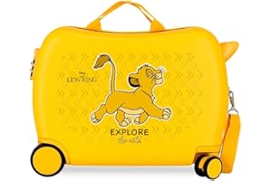 Disney Joumma Re Leon Explorer Valigia per bambini Giallo 45 x 31 x 20 cm Rigido