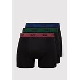 3l&uuml; Siyah Basic Boxer Seti 0911408-85585