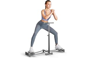 ‎HOLDONELIGHT Skimaschine, Simulierter Skitrainer, Höhenverstellbare Skimaschine Trainingsgerät für Beine und Beckenbodenmuskulatur, Spaßiges Cardio-Fitnessgerät