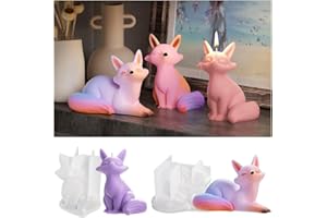 penobon Stampi in Silicone per Candele, 3D stampo silicone per Saponi, Pezzi di Ghiaccio, Torte, Artigianato