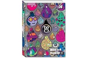 SEVEN SPA DIARIO SCUOLA 2023/24 BASTARDI DENTRO 16 MESI MAGICAMENTE SPECIALE METAL FORMATO STANDARD 13X18 (ARGENTO)