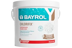 BAYROL Chlorifix 5 kg - Chlorgranulat Pool zur Schockchlorung bei Wasserproblemen, trübes Wasser, Algen im Pool - schnelllöslich - Chlor Granulat Pool - Algenvernichter