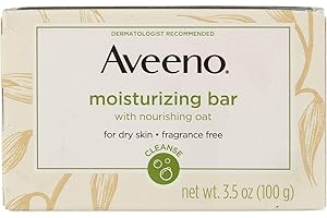 Aveeno Moisturizing Bar with Natural Colloidal Oatmeal for Dry Skin, Fragrance Free, 3 Oz by Aveeno