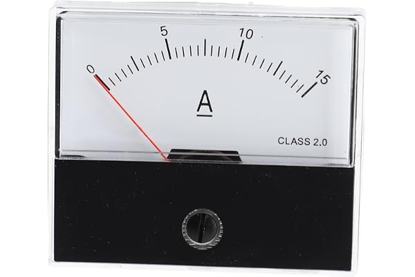 Telituny Analog strömpanel mätare amperemätare klass 2.0 noggrannhet DC 0-15 A analog ampere mätning testpanel