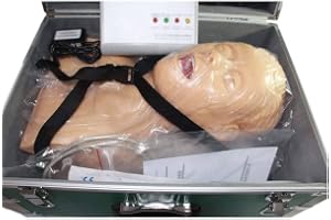 SACLMD intubationsdocka, trakeal intubationsdocka, intubationstränare docka undervisningsmodell, vuxen intubation dockkit