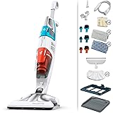 Rowenta RY854-CLEAN & STEAM 3 IN 1 RY8544, Pulitore 2 In 1, Bianco, 1700 W, 84 decibeles