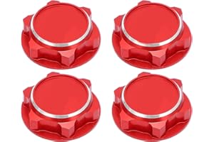 VGEBY Tuerca de Rueda Hexagonal RC, Tuerca de Rueda Hexagonal de Control Remoto Universal de 17 Mm Aleación de Aluminio Ligera Coche RC Tuerca Hexagonal Antisuelta a Prueba de Polvo