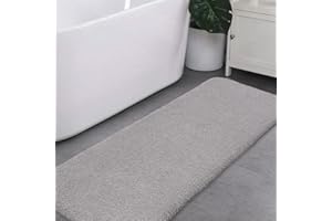 Vanzavanzu bath mat, soft, fluffy, non-slip bath mat, thickened bathroom carpet, super absorbent, machine washable, quick drying, customisable