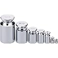 Romeda 7 PCS Calibration Weights, Scale Weight Set 1g 2g 5g 10g 20g 50g 100g, Carbon Steel Small Weight for Digital Scale, Gram Scale Balance, Jewelry Scale (Silver)