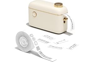 NIIMBOT H1S Étiqueteuses avec Ruban adhésif, Portable et imprimante d'étiquettes Thermiques pour la Maison, l'école et Le Bureau