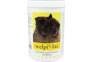 selectavet Welpi-Lac 500 g | Welpenmilch für Hundewelpen | Biotin | Aufzucht Kraftnahrung