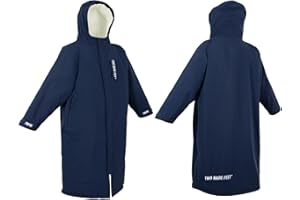 Two Bare Feet Unisex Waterproof Horse Riding Changing Robe – Warm, Windproof, Oversized Poncho for Equestrian Sports, Outdoor Riding, Beach & Camping – Hooded Coat