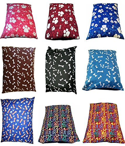 Extra Large Dog Bed Pillow Cover 56 X 37 Size Removable Zip