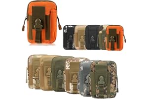 ZhaoCo Marsupio Tattica edc Pouch Camo Multiuso Sacchetto Militare di Nylon Tattico da Cintura Borsello Porta Cellulare Hiking Campeggio