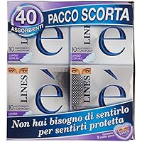 Lines &Egrave; Ali Lungo Assorbenti, 40 Pezzi