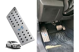 AUTOCOVR Repose-pied en acier pour Renault.CLIO V 5 | 1 Pièce Inox Esprit Alpine Clio Accessoires Tuning Pièces