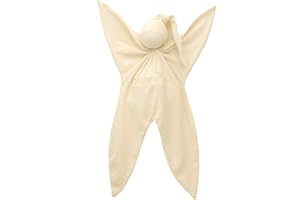 Cuski Baby comforter Boo Bamboo Soother Blanket Soft Calming Sleep Aid Used Within the NHS Cuski Creamee, Cream, 100400