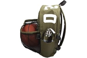 ZffXH Grande zaino da basket oversize per ragazzi adolescente scuola pallacanestro giovanile pallavolo calcio borsa da pallone sportiva con supporto a sfera 20L 25L 40L borse ragazzo