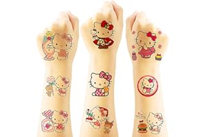 MSTNOIXGC Tatuaggi Temporanei per Bambini,40pcs Tatuaggi Bambini Compleanno,Tatuaggi Festa Compleanno Bambini,Tatuaggi Regalo Festa Bambini,Adatto per Regali di Compleanno per Bambini