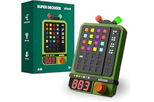 GiiKER Super Decoder, 600-Level Code-Breaking Puzzle Game for 1-2 Players, Handheld Games for Kids and Adults, Birthday Gift for Boys and Girls, Travel Games for Road Trip