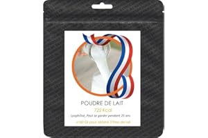 FOXCUP Lait Lyophilisé. Peut être stockés pendant 25 ans