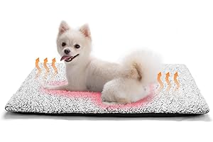 Mora Pets Tappetino riscaldante gatto Coperta autoriscaldante per gatti e cani Tappeto riscaldante Senza elettricità e batterie Coperta termica Rimovibile e Lavabile 74 x 47 cm