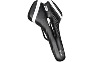 GORIX Selle de vélo Confortable Coussin avec Rail VTT vélo de Route pour Homme et Femme (A6-1)