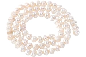 NBEADS 81pz Perle d'Acqua Dolce Coltivate Naturali, 3.5~5mm Perle d'Acqua Dolce Coltivate Naturali Perline per Artigianato Fai da Te Che Fanno Gioielli Bracciali Collane Orecchini