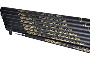 Flag Pole Mât télescopique pour drapeau ou manche à air 6 m