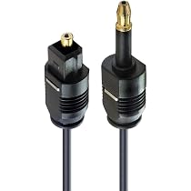 Cavo Audio Ottico EMK Toslink A Mini Toslink 3m - Fibra Ottica Con Rivestimento Intrecciato