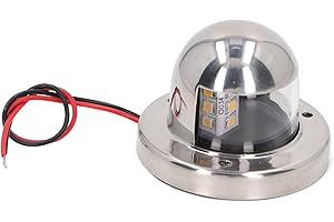 Naroote Boat Led Lights, LED Anchor Lights Stern Lights For Boats Marine Boat Yacht Light Navigation Light 135° White IP66 Construction LED Navigation Lamp For Yacht Boat Marine, Pontoon