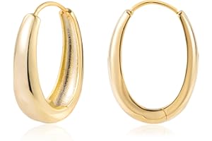 ALEXCRAFT Pendientes Mujer Oro 14K Chapado Plata 925 Mujer Hipoalergénicos Dorados Regalos Joyas Joyeria Fiesta