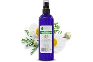 VOSHUILES.COM HUILES ESSENTIELLES & VEGETALES VOSHUILES - Hydrolat de Camomille Romaine COSMOS - Eau Florale Apaisante et Rafraîchissante pour Soins de la Peau - Cosmétique Naturelle et BIO - 100 ml