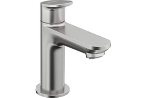 Duravit WA1080002070 Wave zawór stojący, stal nierdzewna szczotkowana