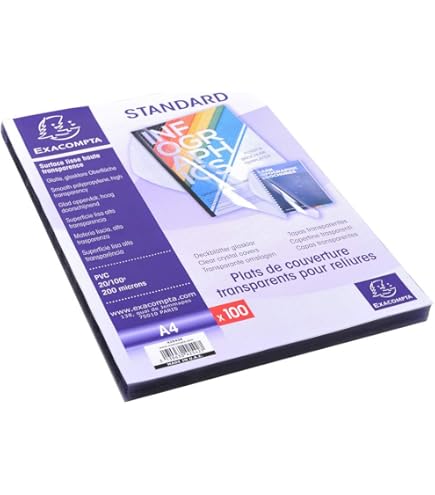 Fogli Copertura Trasparenti A4 200 Micron - Confezione Da 100, Per Rilegatura Documenti - Foto 11