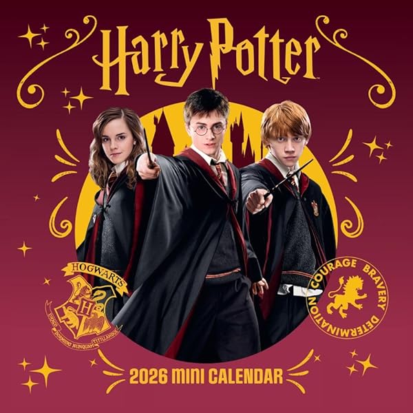 2025 Calendar Harry Potter Month to View Mini Calendar Official