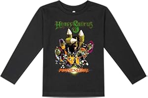 Heavysaurus Metal-Kids - Pommesgabel Unisex Langarmshirt schwarz Band-Merch, Bands