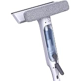 FLORA Spreyli Temiz Su Hazneli ve Kirli Su Hazneli Mikrofiber Cam Silme Mopu, Netsil Sprey Mop max 150 cm. Al&uuml;minyum Teleskop