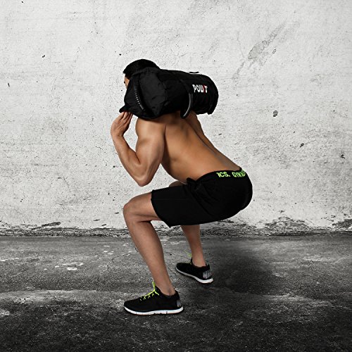 Power Bag / Gewichtstasche / Sandsack / Force Bag /Schwarz S,M,L 18, 35, 45 kg / Gymnastik-Tasche / Sand Bag Functional Fitness - 7