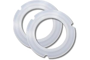 RECAMAT® - 2 PIEZAS - Juntas Portafiltro Recambio Cafetera Compatible Cecotec Cafelizzia 790/890/Pro/Steel/Steel Pro/Steel DUO/Shiny Pro/Fast/Fast Pro. Repuesto Duradero y Resistente al Calor