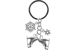 ABOOFAN - Llavero con diseño de Patinaje sobre Hielo para Patinaje sobre Hielo