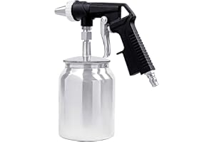 Sandblästringspistol tryckluft arbetstryck 6,5–8 bar Sandblaster luftfuktare 198 l/min, sandblästrare, strålpistol är lämplig