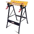 Excel Flip Top Workbench & Foldable Vise with Stand - Portable workbench, Foldable workbench, Versatile, and Durable Work Surface Ideal for Any Project