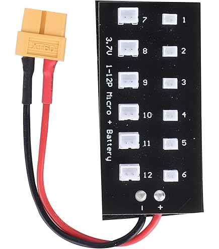 LiPo Ladegerät Hsthe Sea 1S Lipo/LiHV Ladegerät – Micro JST 1.25 & PH 2.0, 2 -6S, Für Drohnen & Tiny Whoop Hsthe Sea Ladeplatine