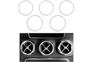 ‎VDARK VDARK Zubehör Teile Bling C117 X117 CLA X156 GLA Klasse Belüftungsöffnungen Auslasskappen Abdeckungen Abziehbilder Aufkleber Innen Vorne Klimaanlage Dekorationen AMG Kristall Silber 5St