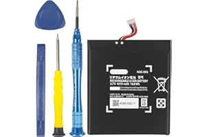 YISHDA HAC-003 Akku Ersatz 4310mAh Kompatibel für Nintendo Switch 2017 Spielkonsole HAC-001 Interner Akku mit Schraubendreher Reparatur-Werkzeug-Kit……