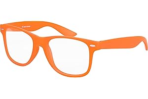 BALINCO Occhiali Nerd da festa e d’alta qualità | Occhiali da sole con gomma opaco | Lenti chiare| In stile retro Vintage | Unisex | Occhiali con cerniera a molla - 17 diversi colori/modelli tra cui scegliere