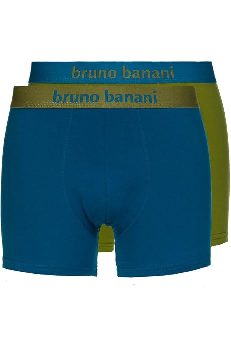 Bruno Banani Herren Boxershorts Flowing (2er Pack) – Aus Baumwolle/Elasthan, Modisch Anliegend | In Verschiedenen Farben